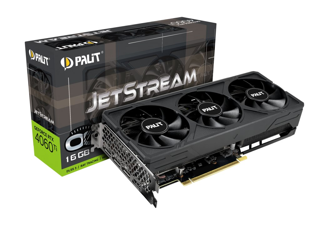 Kartë grafike PALiT NVIDIA GeForce RTX 4060 Ti, 16 GB GDDR6, NE6406TU19T1-1061J
