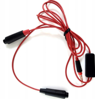 Përshtatës Poly Y-Training BW, 3.5mmm, i kuq