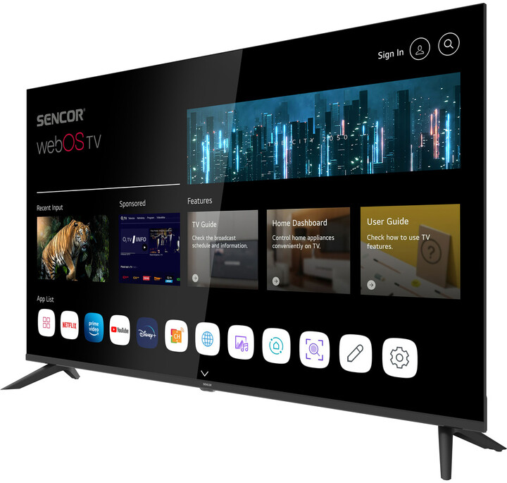 Televizor Sencor SLE 50US801TCSB, 50" (126cm), 4K UHD, i zi
