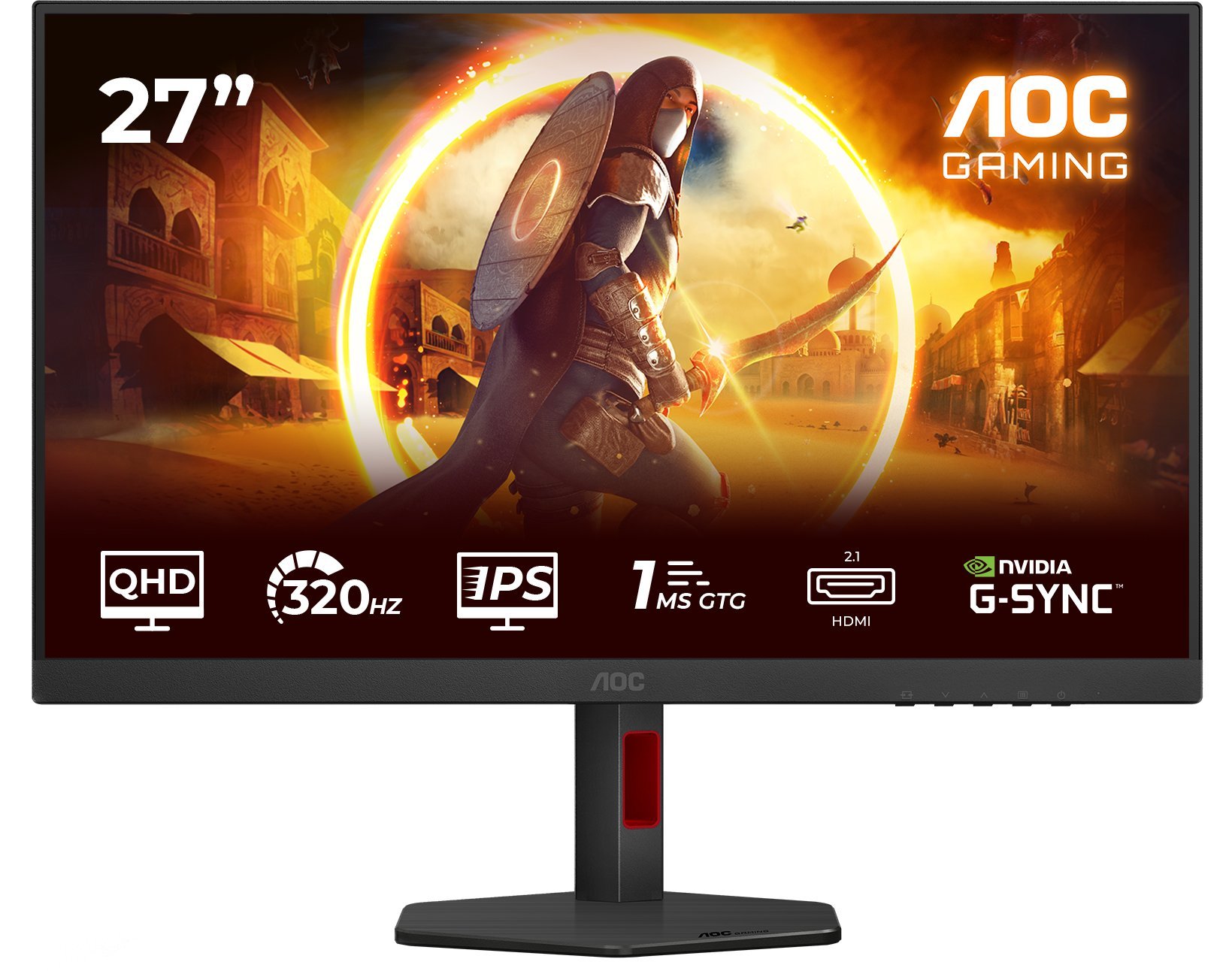 Monitor gaming AOC G4 Q27G4SRU, 27", QHD 2560 x 1440, i zi