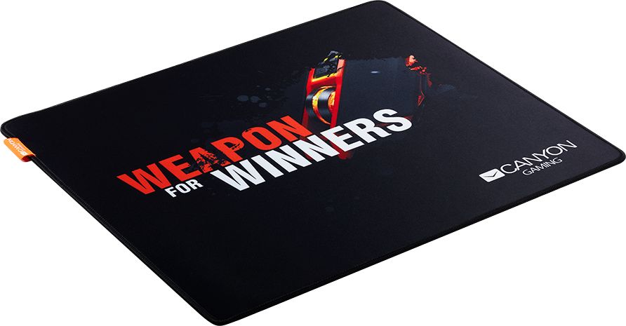 Mauspad Canyon Speed MP-5 CND-CMP5, 350x250mm, skaje të qepura, i zi