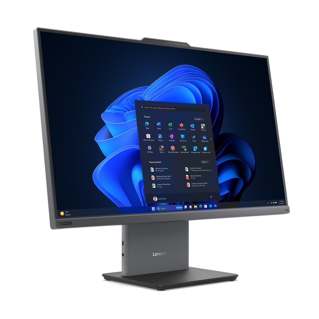 Kompjuter All-in-One Lenovo ThinkCentre neo 50a 27 Gen 5, 27", Intel Core i3-1315U, 8GB DDR5, 512GB SSD, i zi 