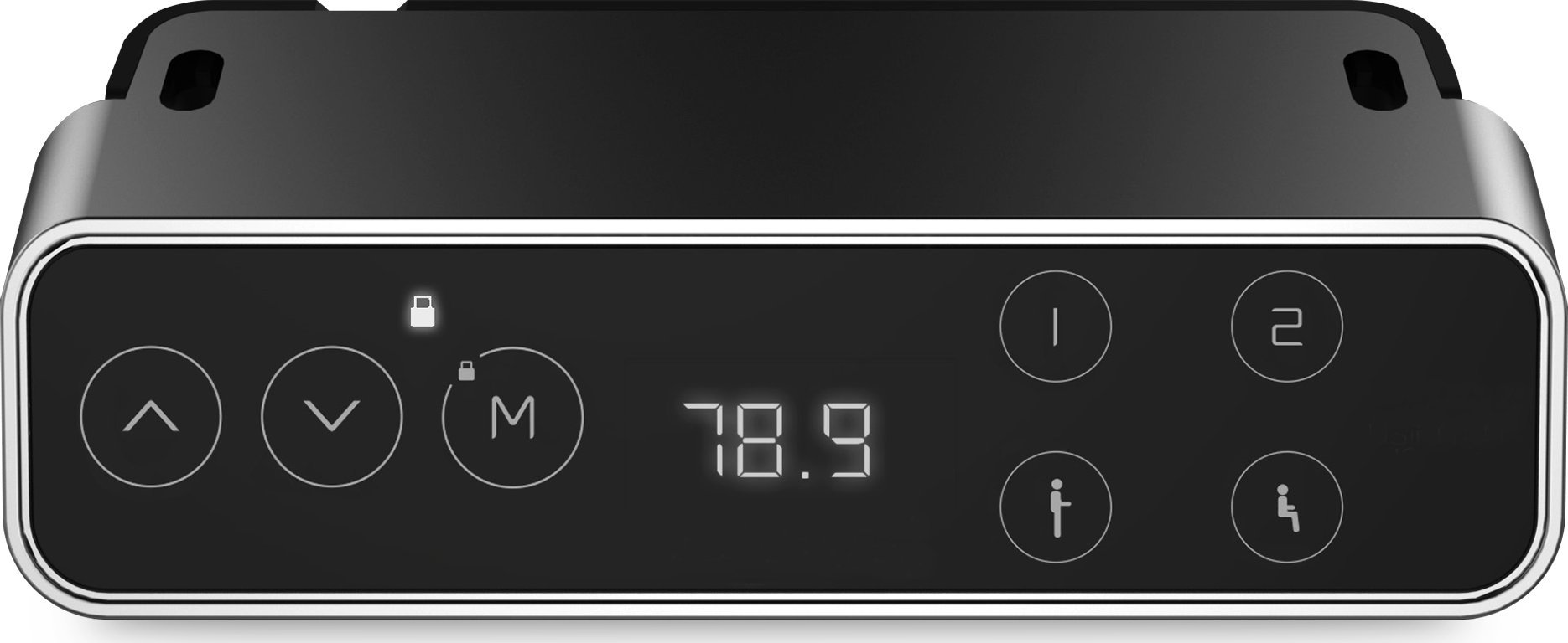 Рамка за биро со прилагодлива висина Digitus ZUB, електрично прилагодување, бела