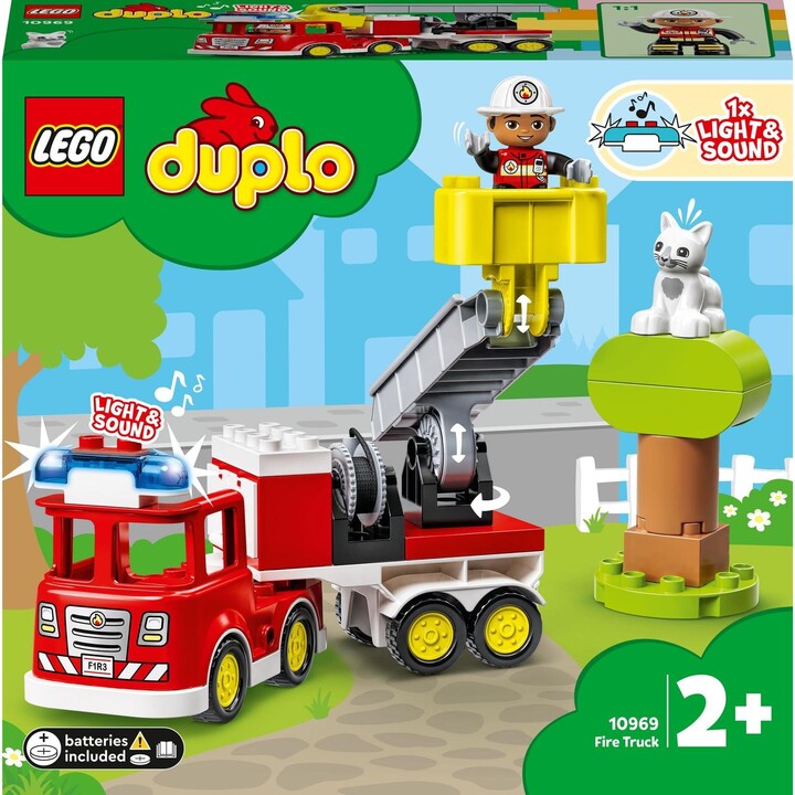Set LEGO DUPLO® 10969 Fire truck, 21 pjesë