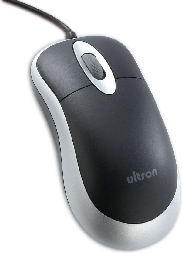 Maus Ultron UM-100 (49307), i zi/i argjendtë