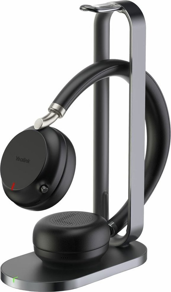 Kufje wireless Yealink BH72 UC, me bazë karikimi, USB A, të zeza