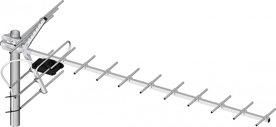 Antena RTV Dipol, me 19 elemente + balun