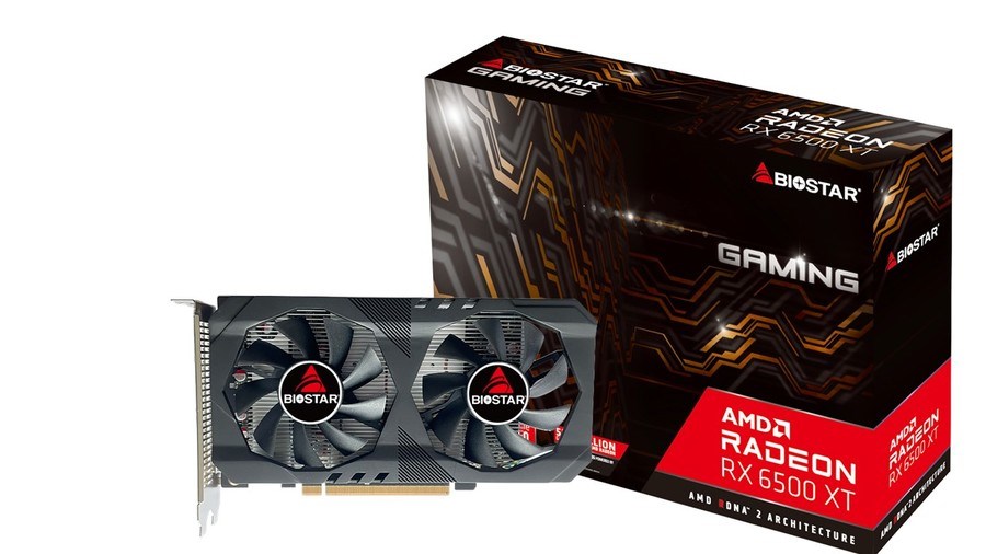 Kartë grafike Biostar AMD Radeon RX 6500 XT, 4 GB GDDR6, VA65X6RA46