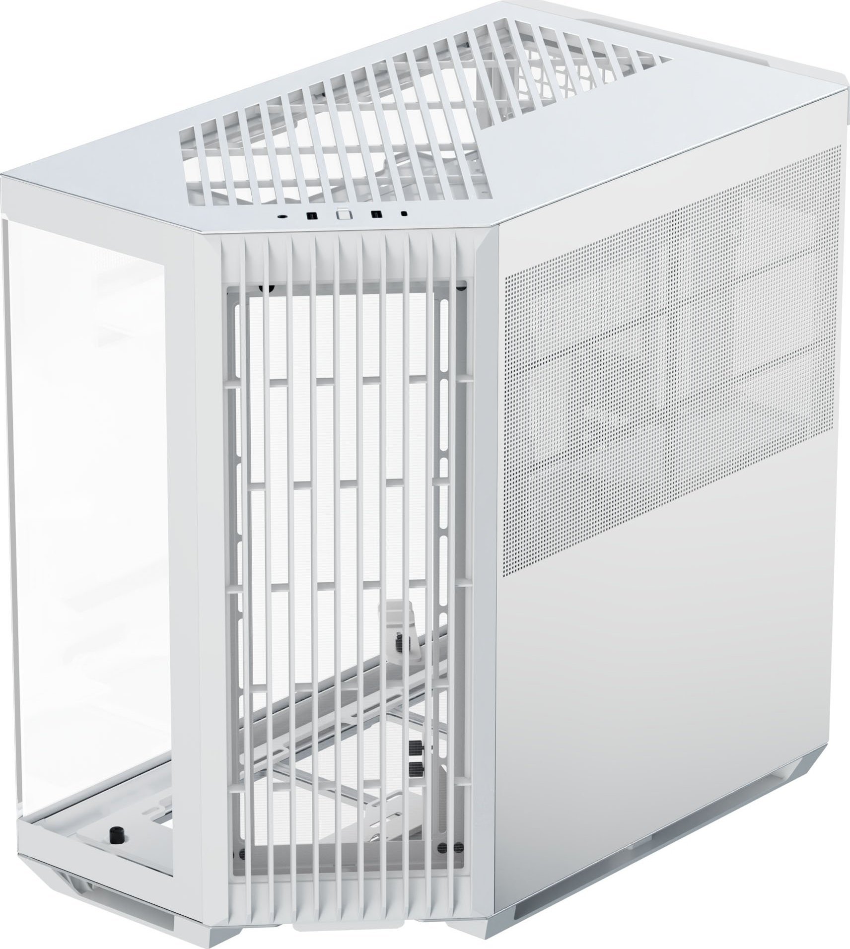 Kasë kompjuteri Apnx APCM VI01003.21, Mid Tower, panel frontal ABS, e bardhë