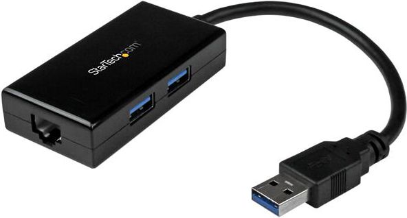 Adapter USB në Ethernet StarTech.com USB 3.0, Gigabit 10/100/1000, kabllo 30cm, i zi