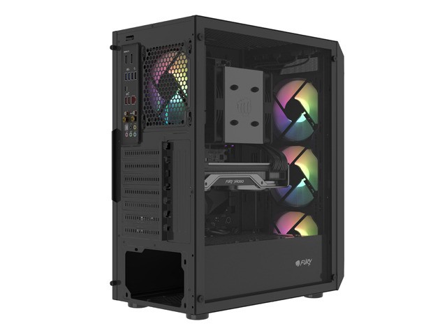 Kasë Fury Shobo SH4F RGB, e zezë