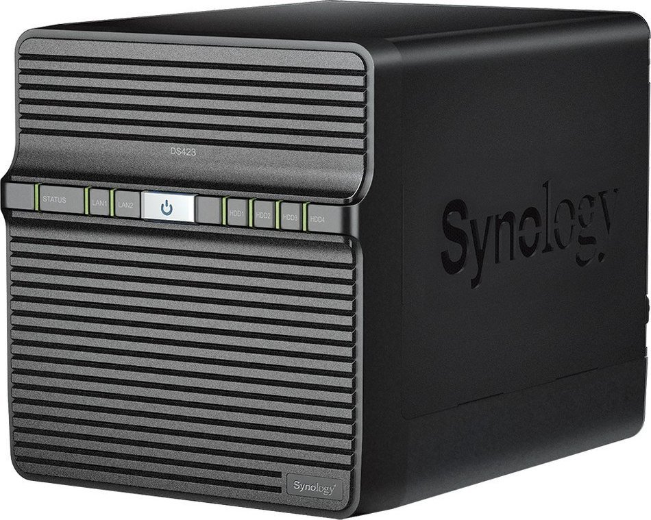 Server NAS Synology DiskStation DS423, 4 vende HDD, Gigabit LAN, i zi