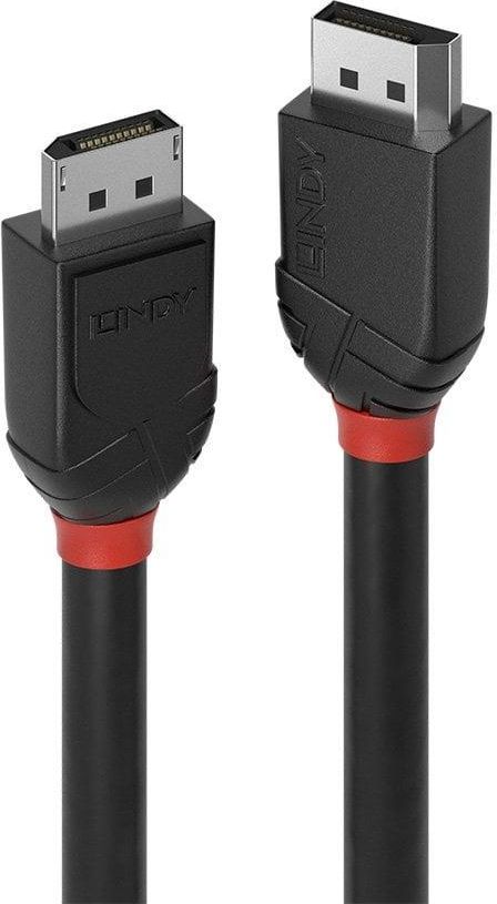 Kabllo Lindy DisplayPort - DisplayPort, 0.5m, e zezë