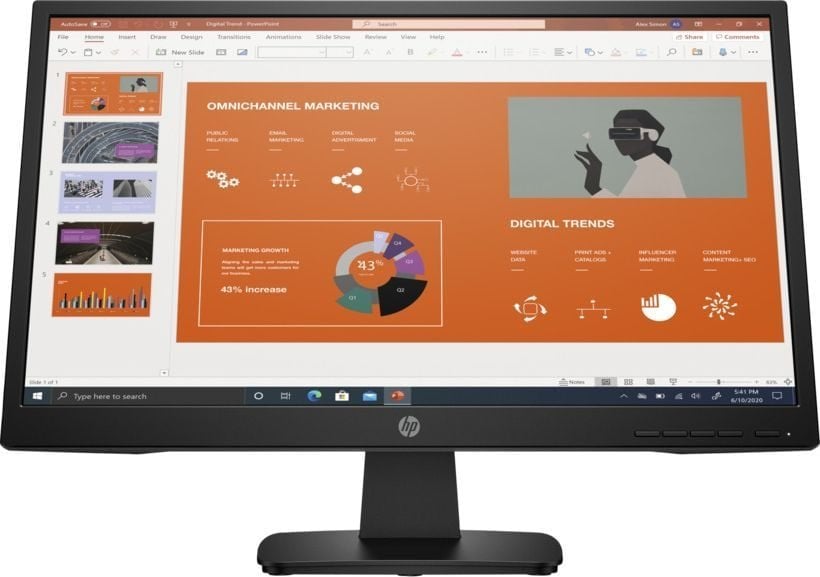 Monitor HP P22va G4, 21.5'', Full-HD (1920 x 1080), 60Hz, i zi