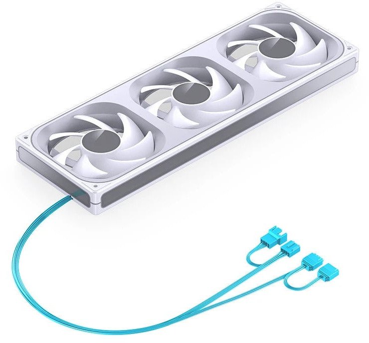 Ventilator kaste Jonsbo ZB-360, 360mm, PWM ARGB, i bardhë