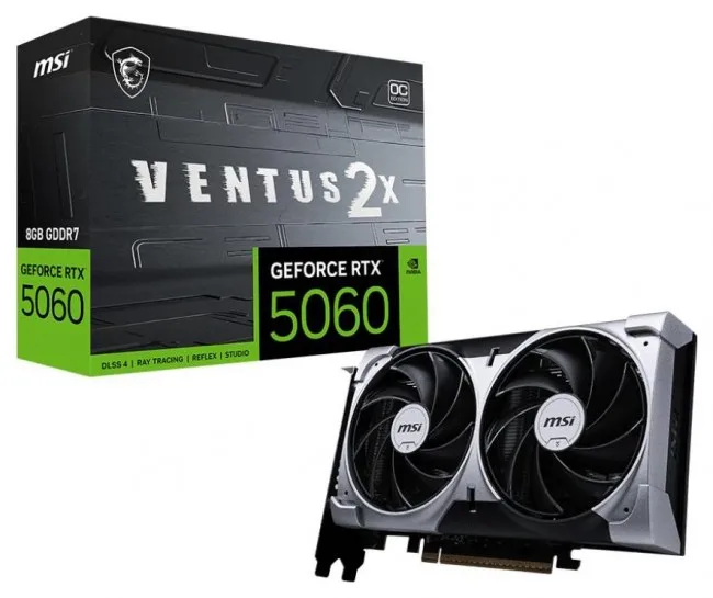Kartelë grafike MSI GeForce RTX 5060 8GB VENTUS 2X OC
