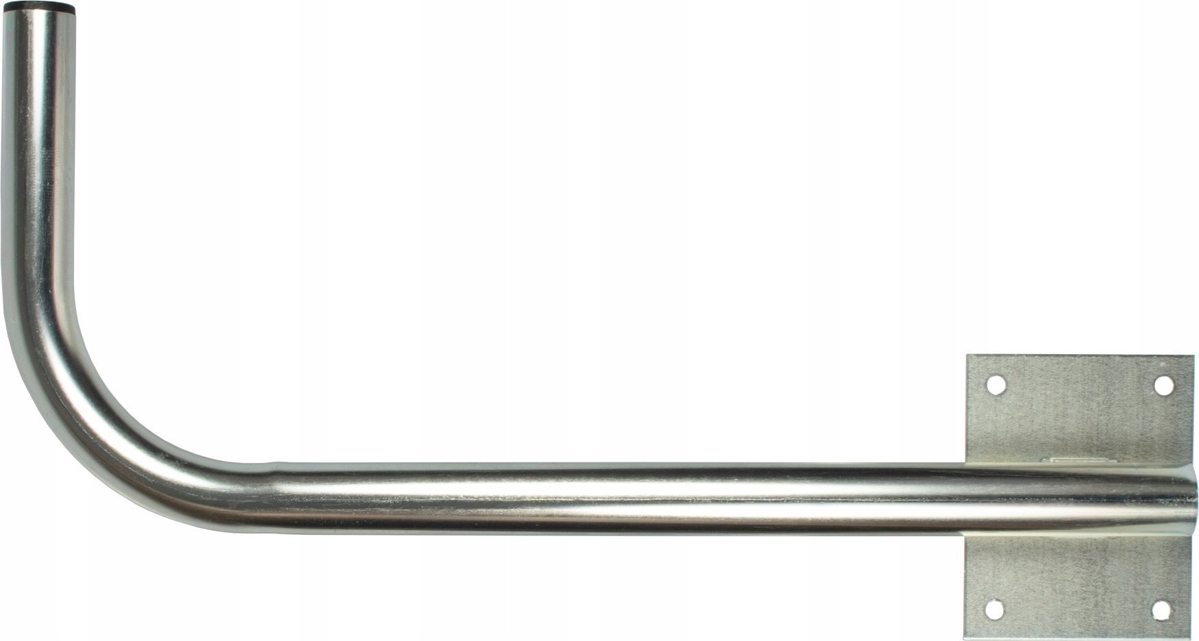 Mbajtëse murale për satelit LIBOX SAT 80 UZ-SAT-00009, montim anësor, metalike, e argjendtë