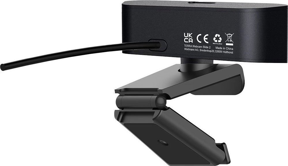 Webcam TERRA Slide 2 C1919, Full HD, Auto Focus, me mbulesë privatësie