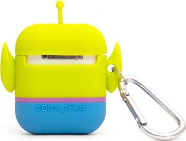 Kapak mbrojtës Thumbs Up 3D Alien për AirPods 1 dhe 2, silikon, jeshil