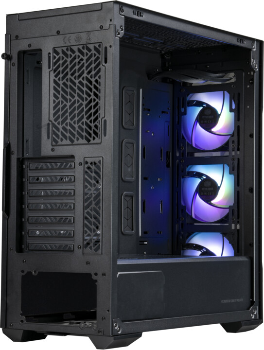 Kasë kompjuteri Cooler Master MasterBox TD500 MESH V2, anësore transparente, e zezë