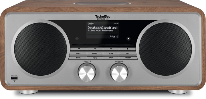 Radio TechniSat DigitRadio 602, kafe / argjendtë