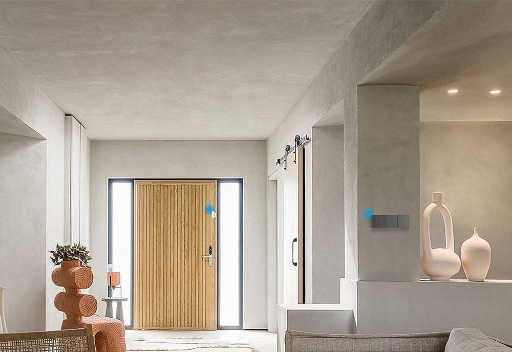 Çelës muri smart Sonoff M5 Switchman, WiFi, 1C 2C 3C, i bardhë