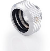 Përshtatës ftohje uji Bitspower Touchaqua, G1/4" mashkull në 16mm, set 2 copë, argjend