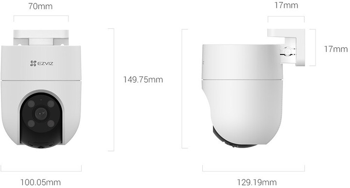 Kamerë sigurie EZVIZ H8C - 2K, 4mm
