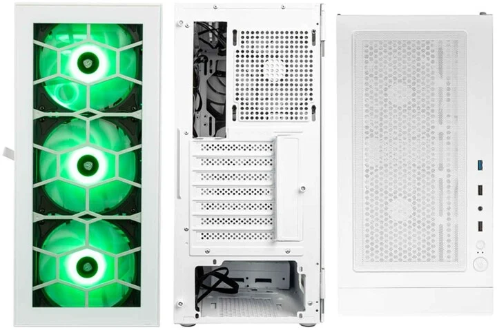 Kasë Kolink Observatory HF Glass ARGB, Midi-Tower, e bardhë