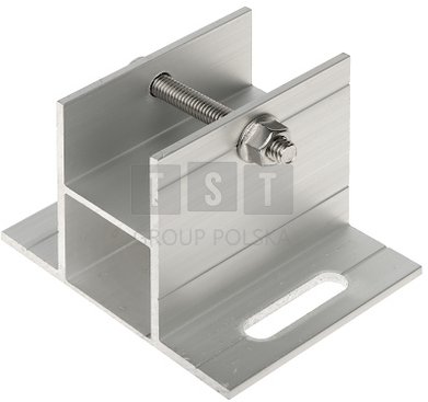 Bazë montuese e pasme USP UDMK T, për panele fotovoltaike, metalike, gri