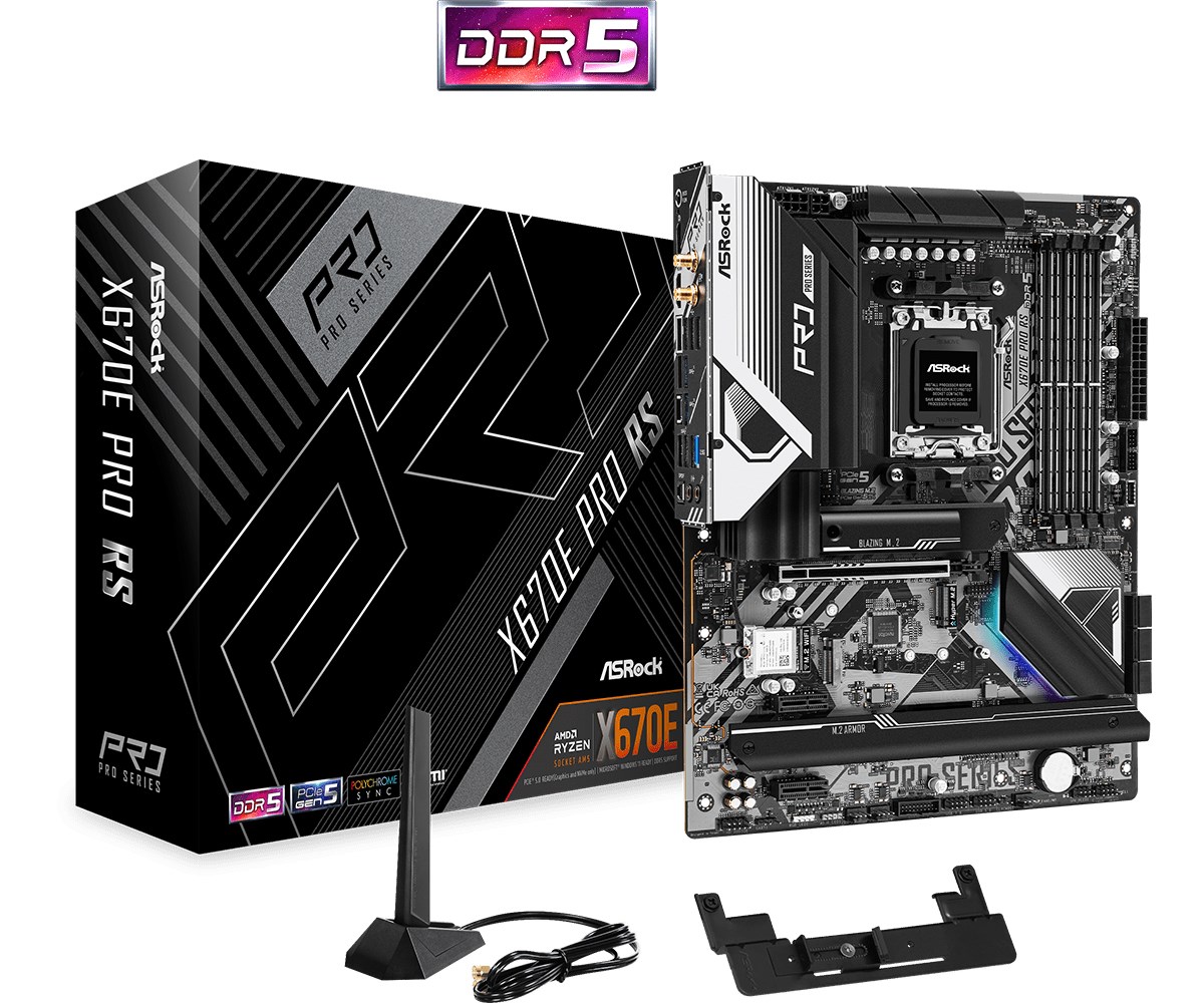 Pllakë amë Asrock X670E Pro RS AMD X670 Socket AM5 ATX