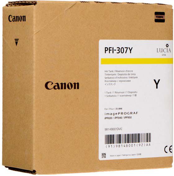 Ngjyrë Canon PFI307Y, e verdhë