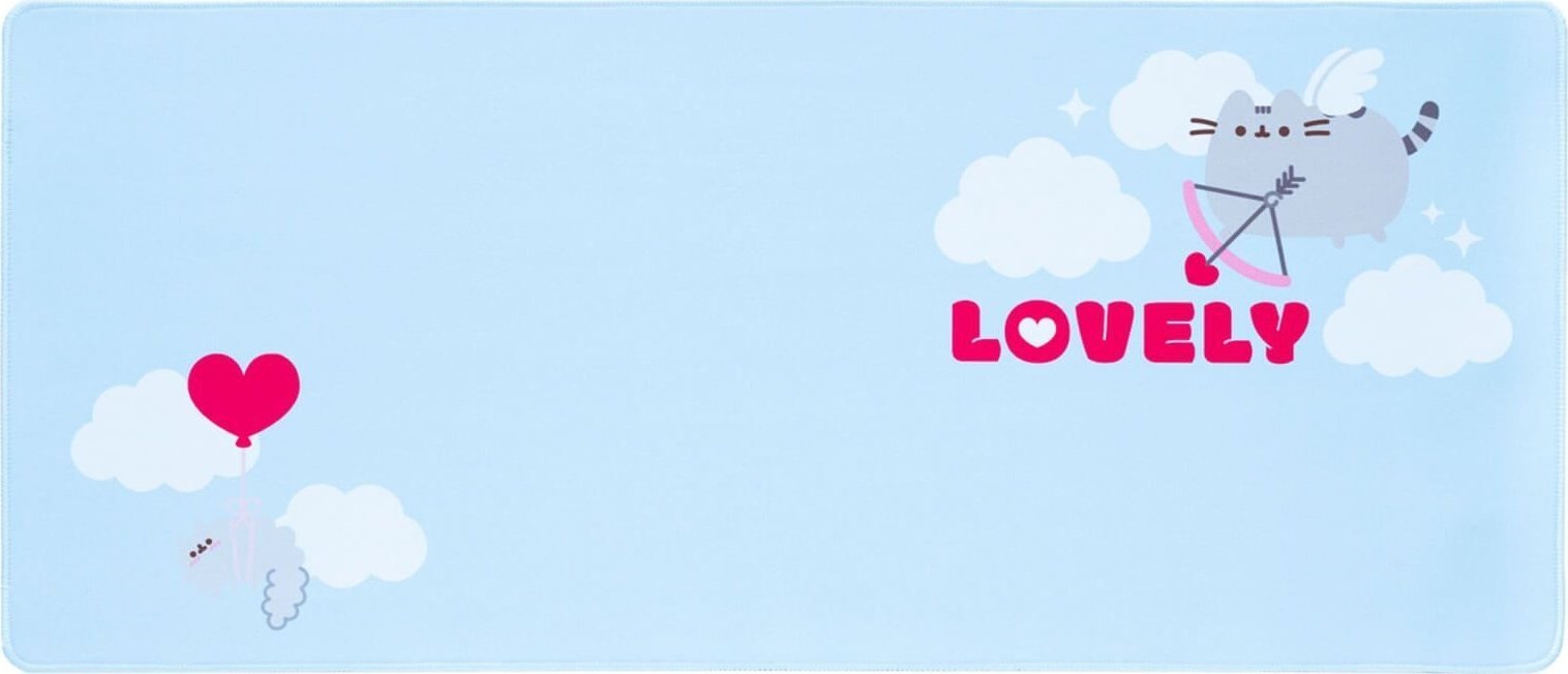 Mouse pad Pusheen Purrfect Love Collection, madhësi XL, shumëngjyrësh