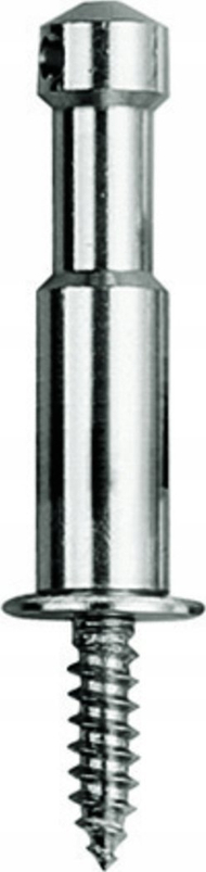 Adapter për stativ Manfrotto Tenone E610, pin 16 mm, argjendtë