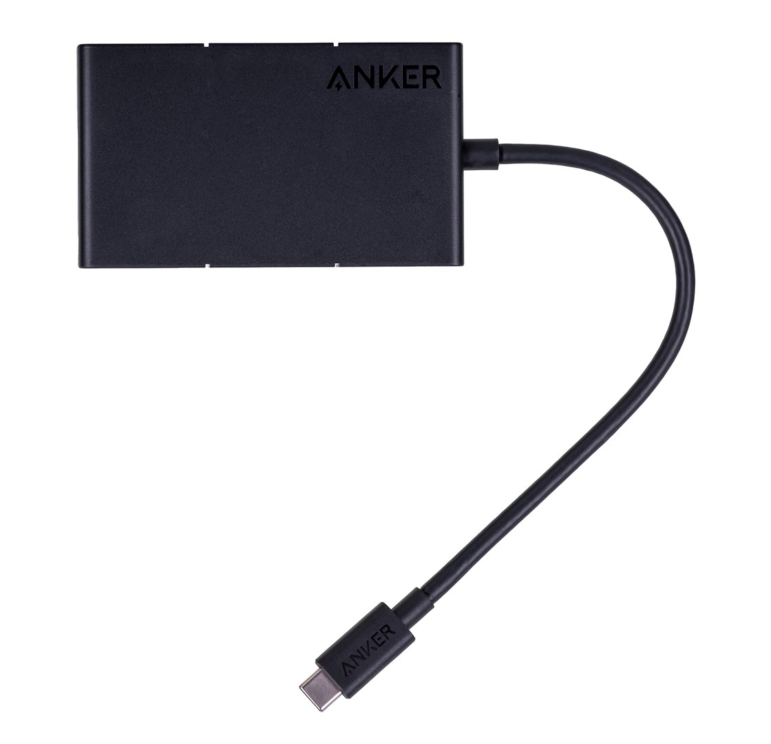 USB Hub Anker 332, 5-in-1, USB-C, 4K HDMI, 100W PD, i hirtë