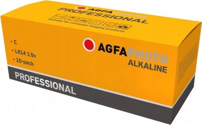 Bateri C AgfaPhoto Professional 110-858487, 1.5V alkaline, paketë 10 copë