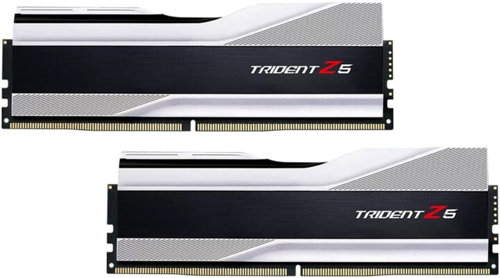 Module të memories G.Skill Trident Z5 32GB (2x16GB) DDR5 6000 CL40, të argjendta