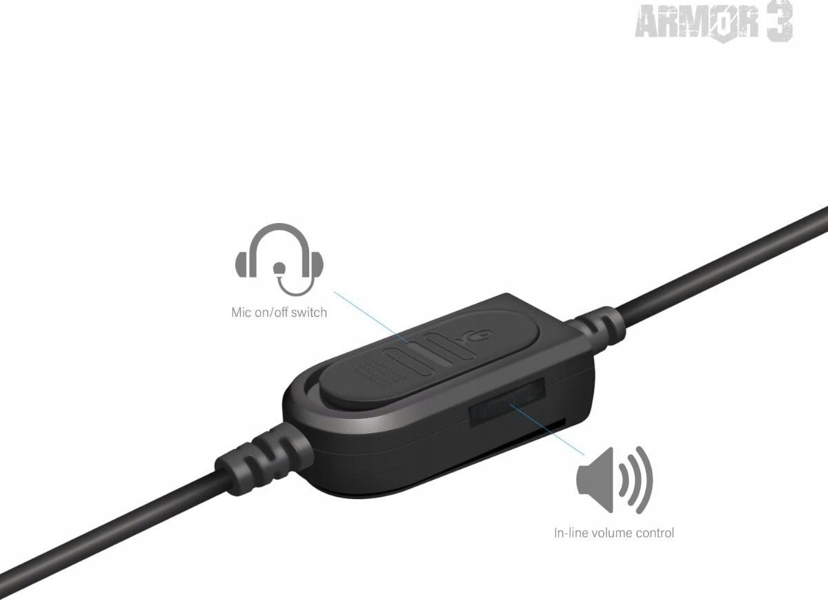 Kufje gaming SoundTac Universal, 3.5mm, me mikrofon, të zeza