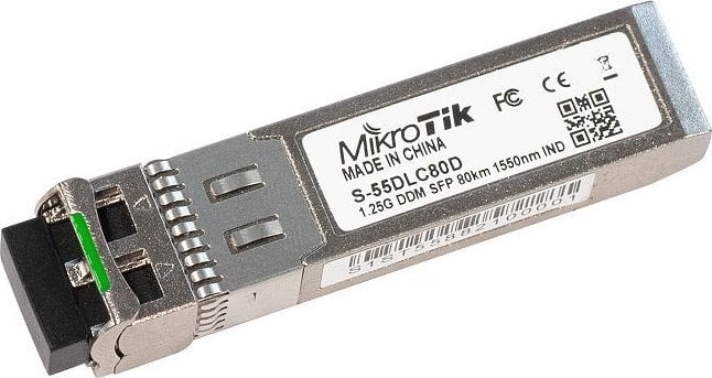 Modul SFP Mikrotik S-55DLC80D, 1.25G, fibër optike 80 km