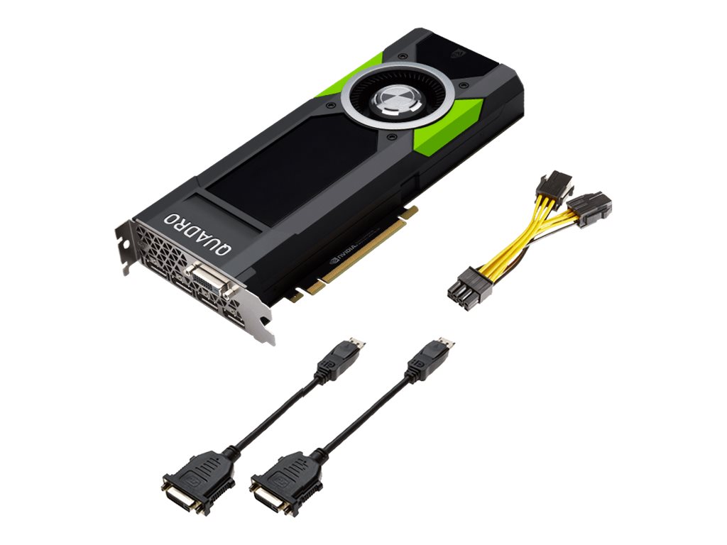 Графичка картичка NVIDIA Quadro P5000, 16GB GDDR5X, 2560 CUDA, црна