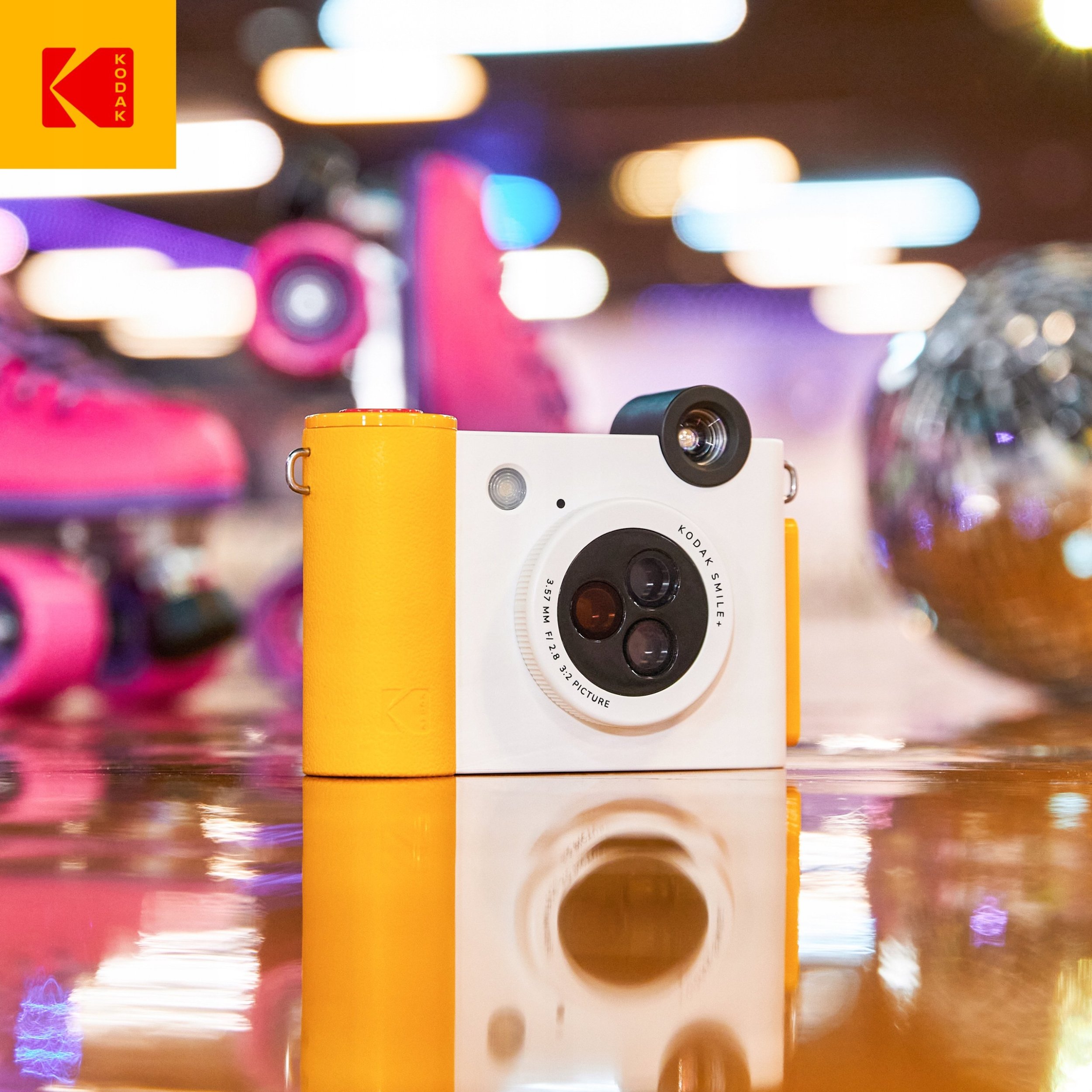 Инстант камера Kodak Smile+, 2x3\", безжична, бела
