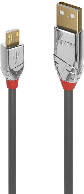 Kabllo Lindy USB-A - microUSB, 5m, e hirtë