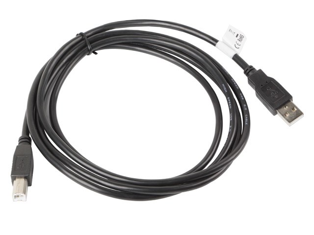 Kabllo USB Lanberg USB-A - USB-B, 1.8m, e zezë