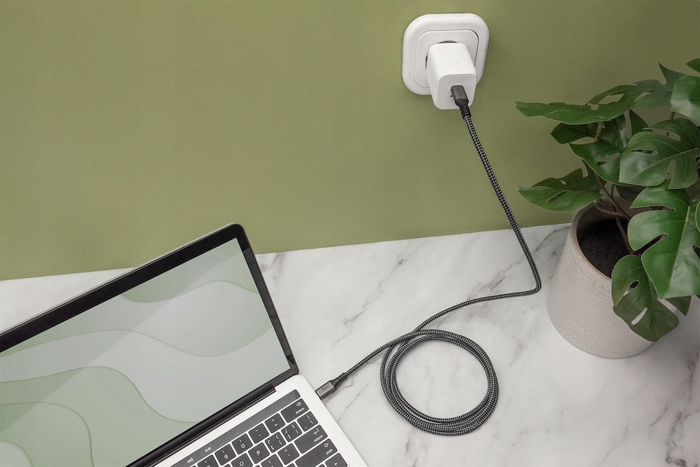 Kabllo Digitus USB 4.0 Type C, 20 Gbit/s, 8K, 60 W, gri