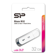USB Silicon Power Blaze B32, 32GB, 3.2, e bardhë