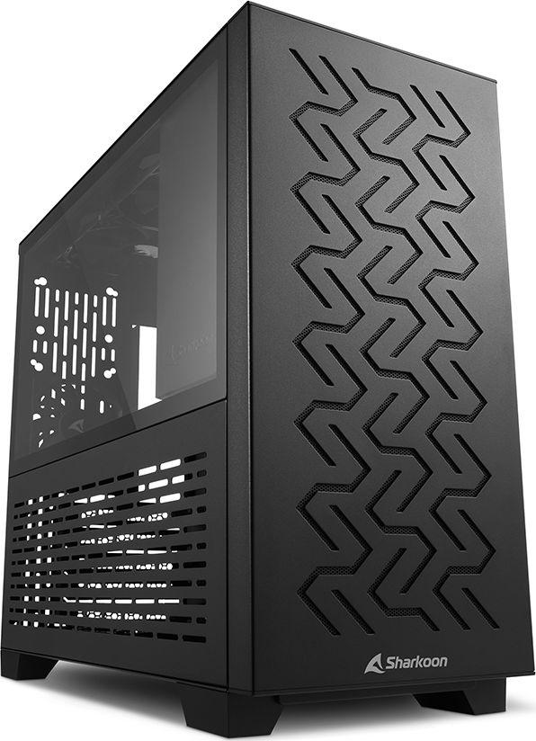 Kasë Sharkoon MS-Z1000, e zezë, Mini Tower