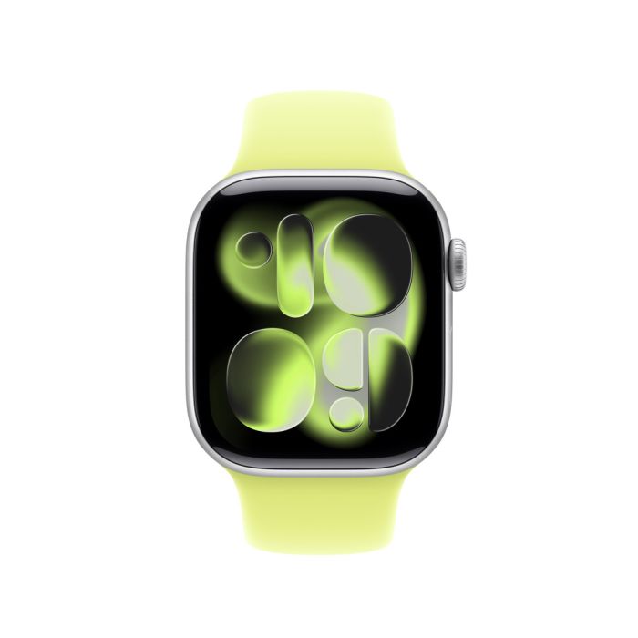 Apple Watch 42mm Band, Neon Yellow Sport Band, S/M, Seasonal