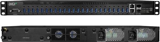 Hub rrjeti USB Digi AnywhereUSB Plus AW24 G300, USB 3.2 Gen 1, Gigabit Ethernet, i zi