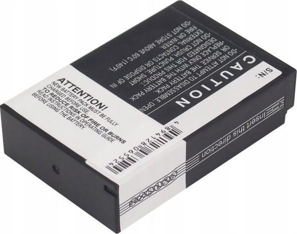 Bateri për aparat fotografik Cameron Sino CS-LPE12MX, 820mAh, Li-ion, e zezë