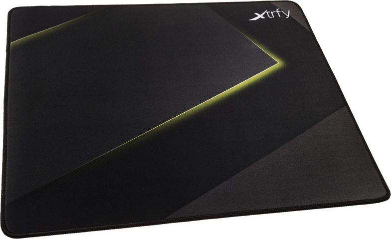 Mousepad lojrash Xtrfy GP1 XG GP1 L, 46 x 40 cm, sipërfaqe me fërkim mesatar, i zi